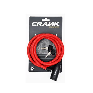 Candado Crank 515 8X1200 C/Llave Neon Red