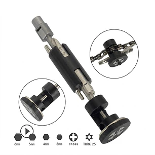 KIT DE HERRAMIENTAS (INSERTO EN MOTOR) negro C/ corta cadena