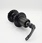 MAZA SELLADA TRASERA DISCO CRANK ALUMINIO 36H NEGRA C/BLOQUEO CASSETTE - Miniatura 3