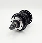 MAZA SELLADA TRASERA DISCO CRANK ALUMINIO 36H NEGRA C/BLOQUEO CASSETTE - Miniatura 2