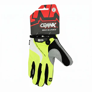 GUANTE CRANK LARGO XC FLUOR/BLANCO T/XL CRANK