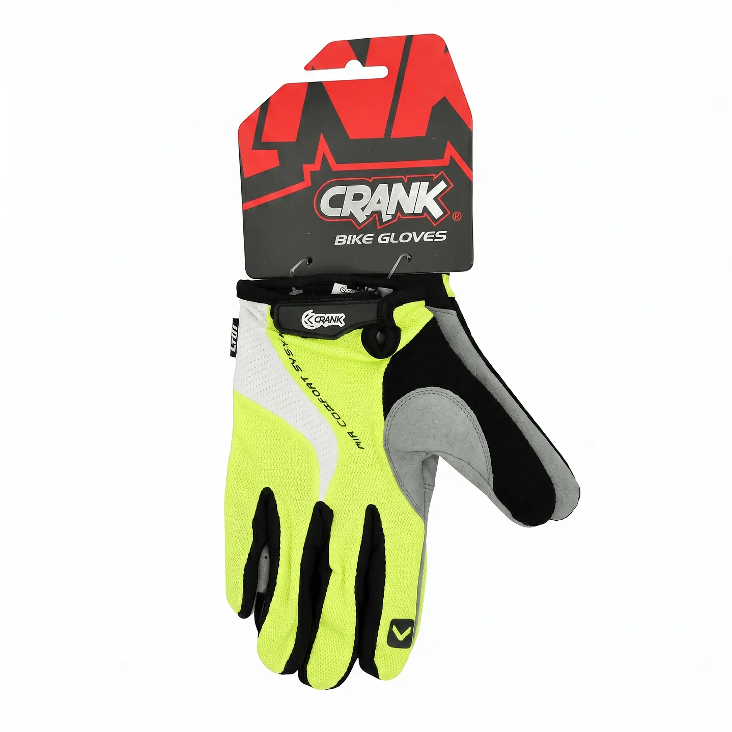 GUANTE CRANK LARGO XC FLUOR/BLANCO T/XL CRANK
