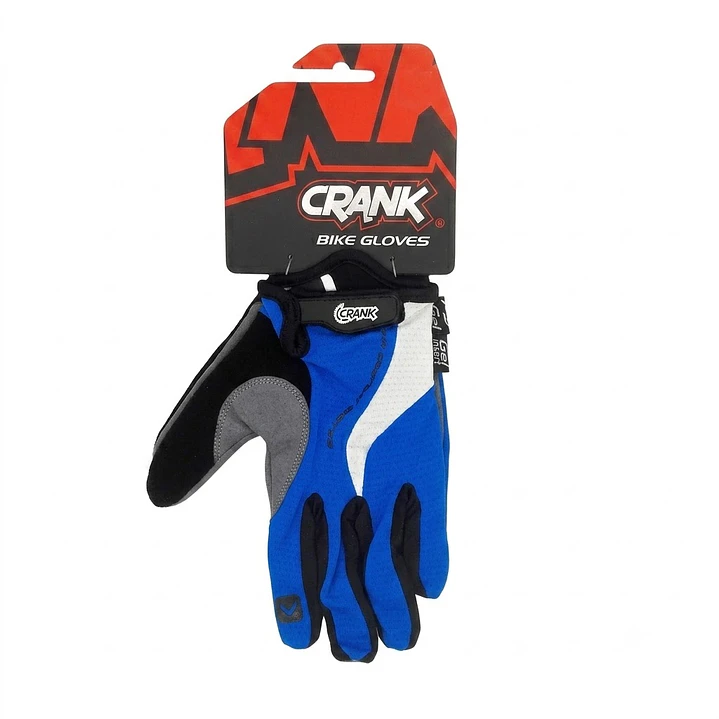 GUANTE CRANK LARGO XC NAVY AZUL/BLANCO T/S