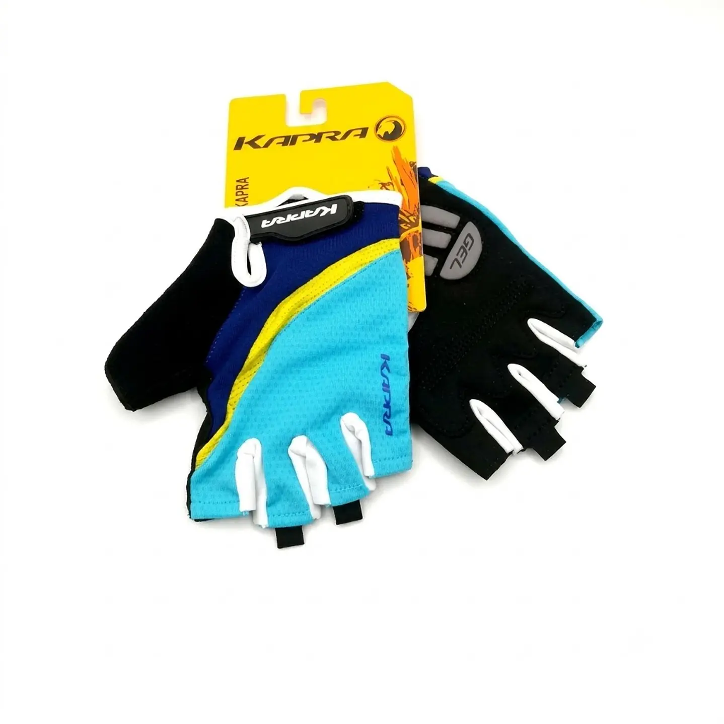 GUANTE KAPRA XC CYAN/BLUE/YELLOW T/S