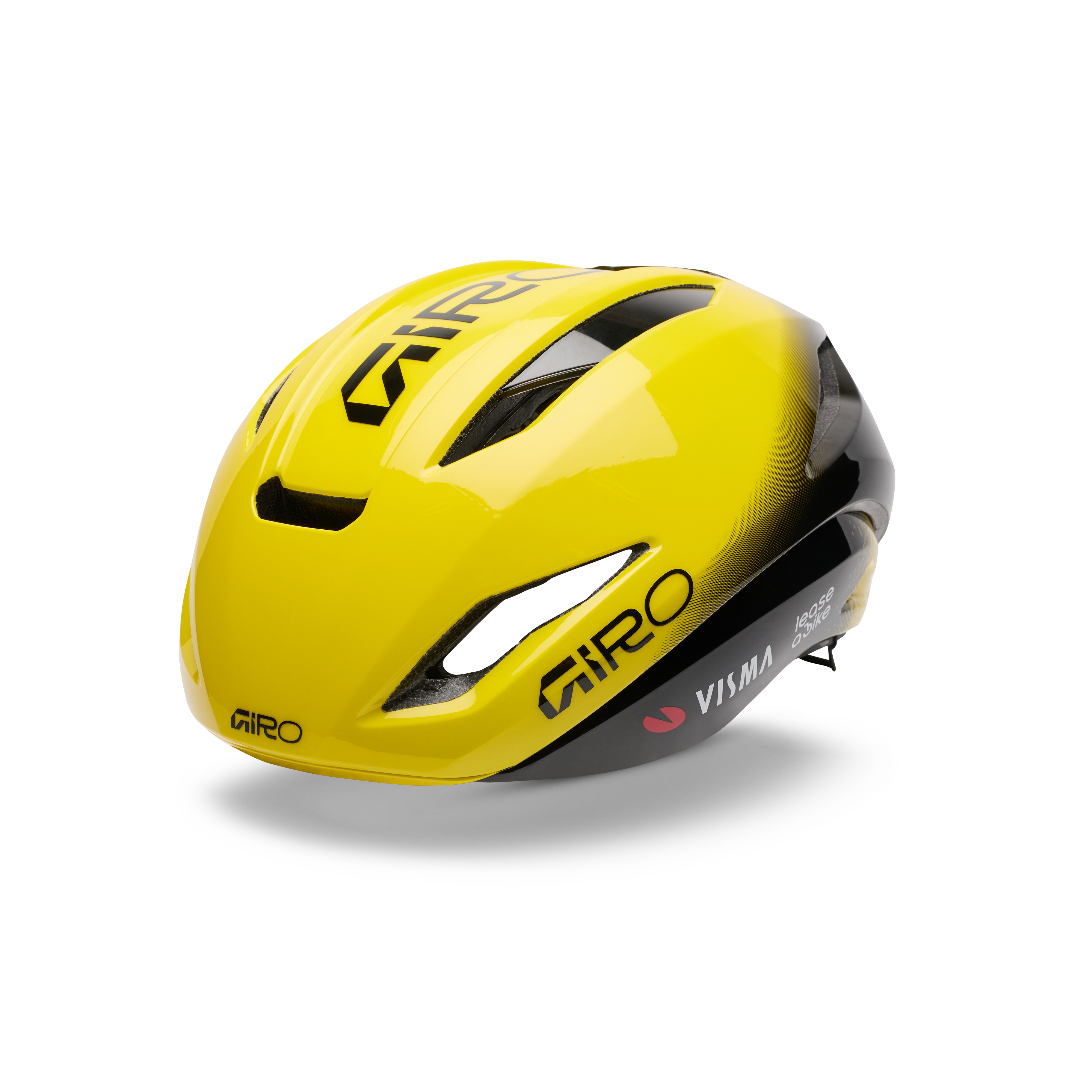 CASCO GIRO ECLIPSE PRO GLOSS YELLOW/BLACK VISMA T/M