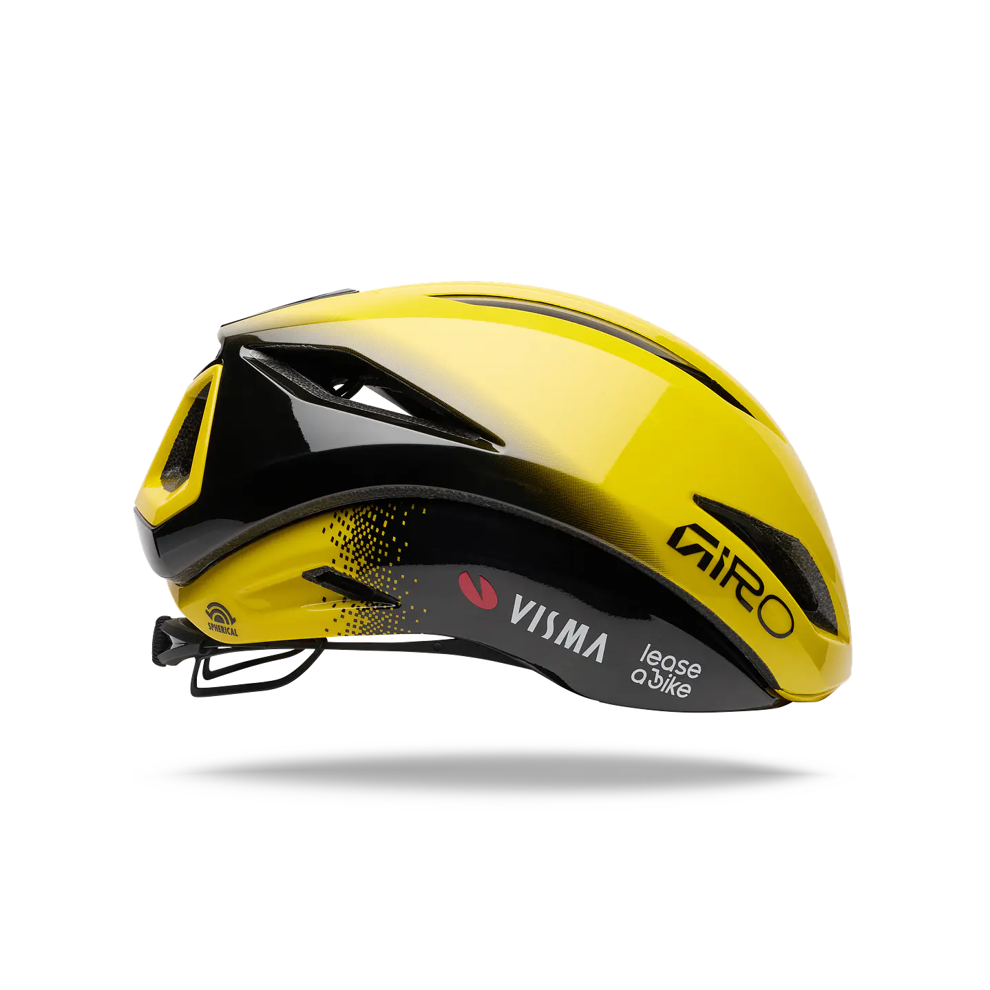 CASCO GIRO ECLIPSE PRO GLOSS YELLOW/BLACK VISMA T/M 3