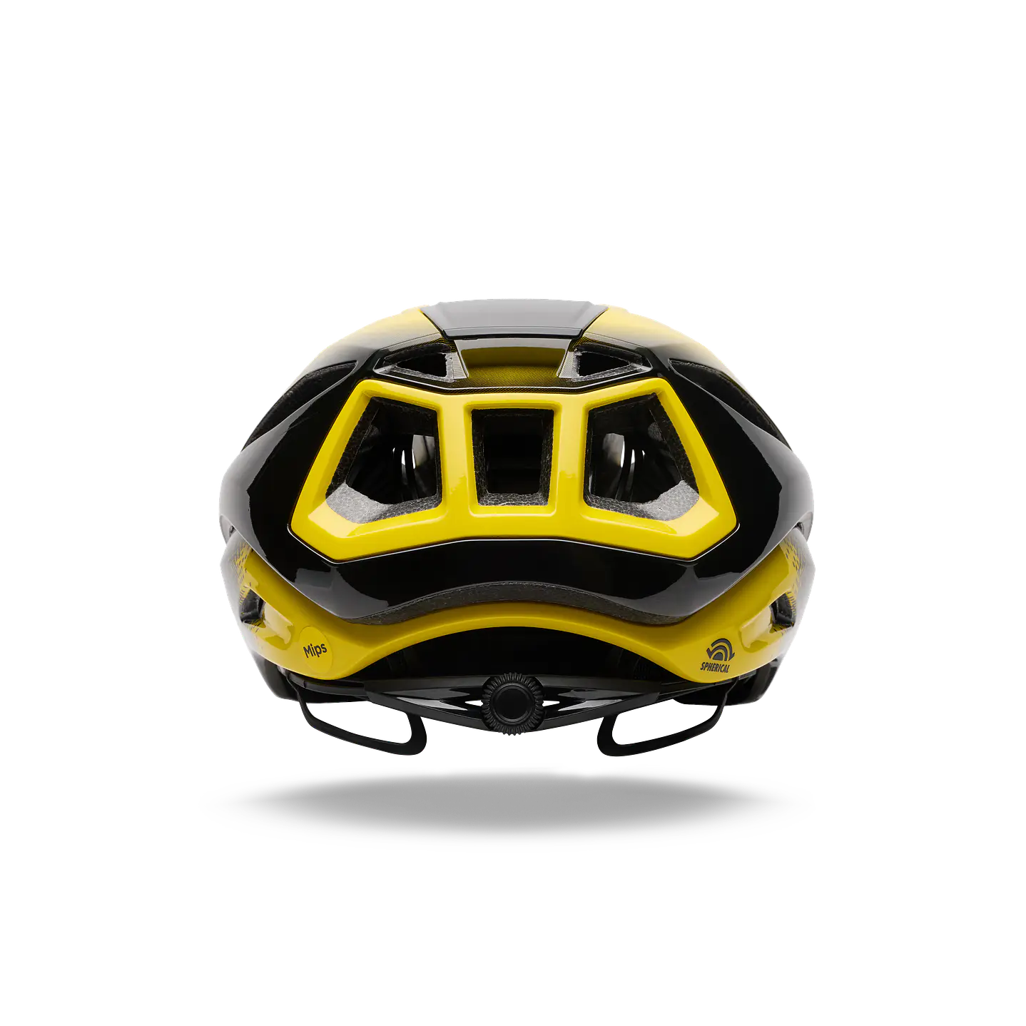 CASCO GIRO ECLIPSE PRO GLOSS YELLOW/BLACK VISMA T/M 4