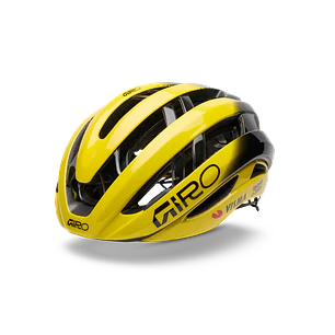 CASCO GIRO ARIES SPHERICAL GLOSS YELLOW/BLACK VISMA T/M