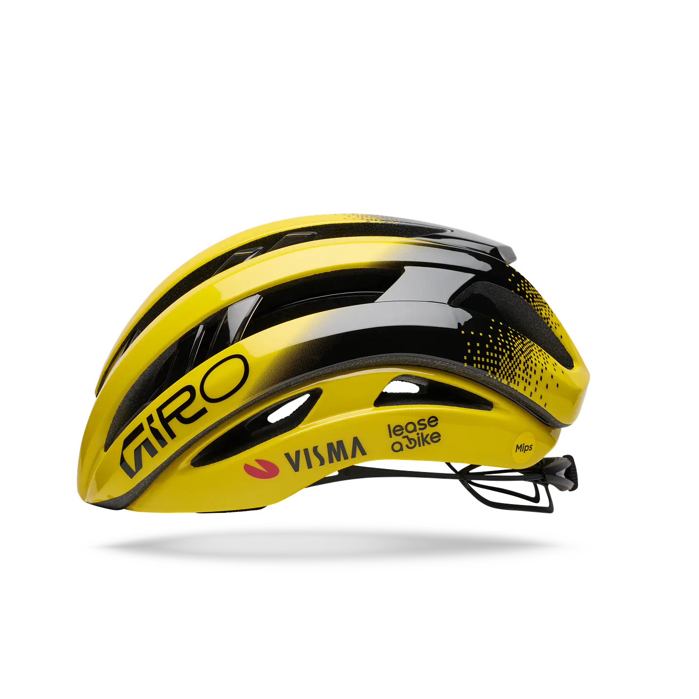 CASCO GIRO ARIES SPHERICAL GLOSS YELLOW/BLACK VISMA T/L 2