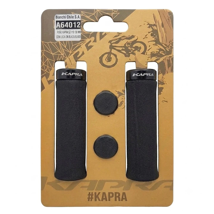 PUÑO KAPRA SZ-156 130MM CON LOCK-ON BLACK/BLACK