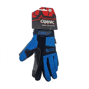 Guante Crank Largo Touch Azul/Negro T.S CRANK