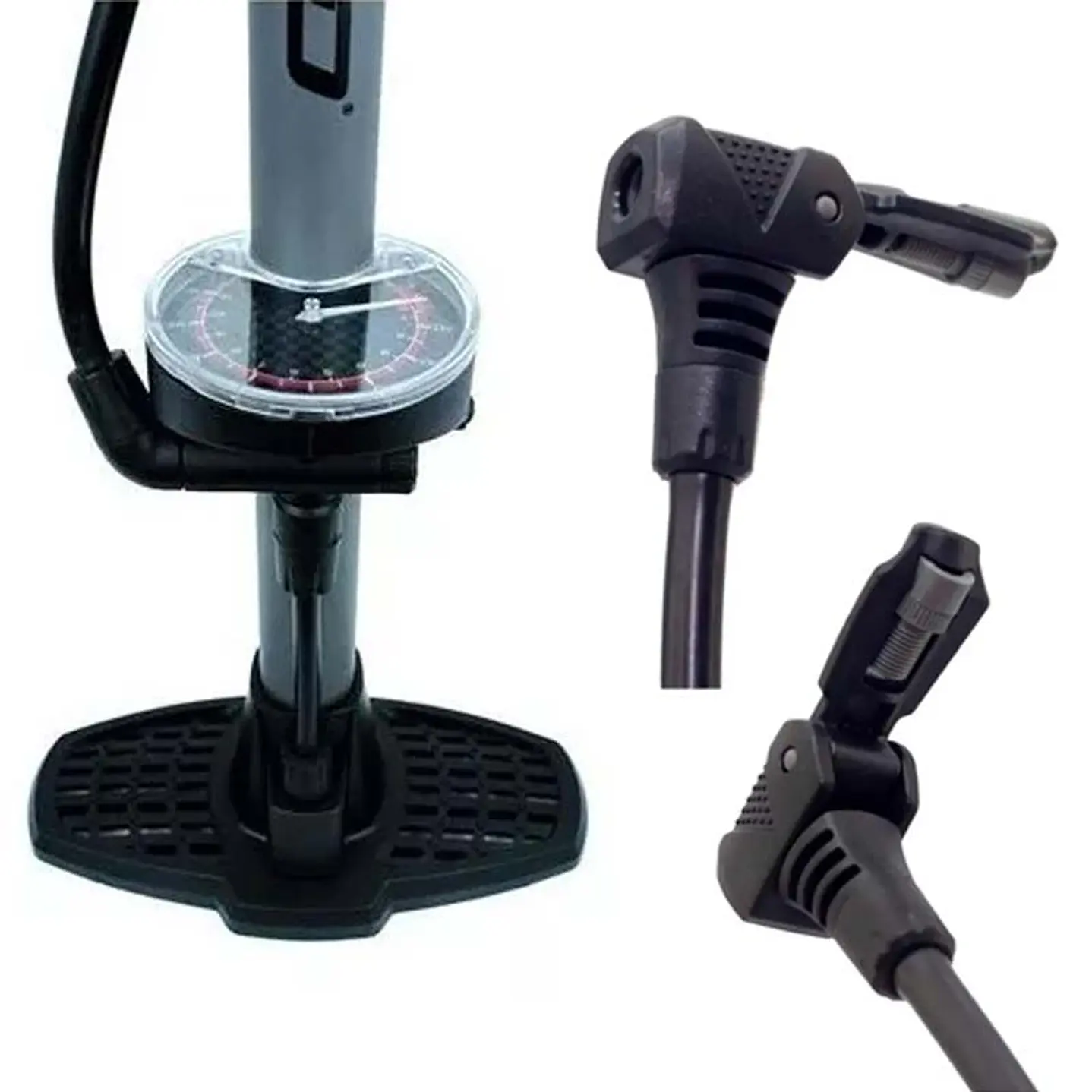 Bombin de Pie Beto Con Manometro 160Psi Cmp-092G1 Resina 3