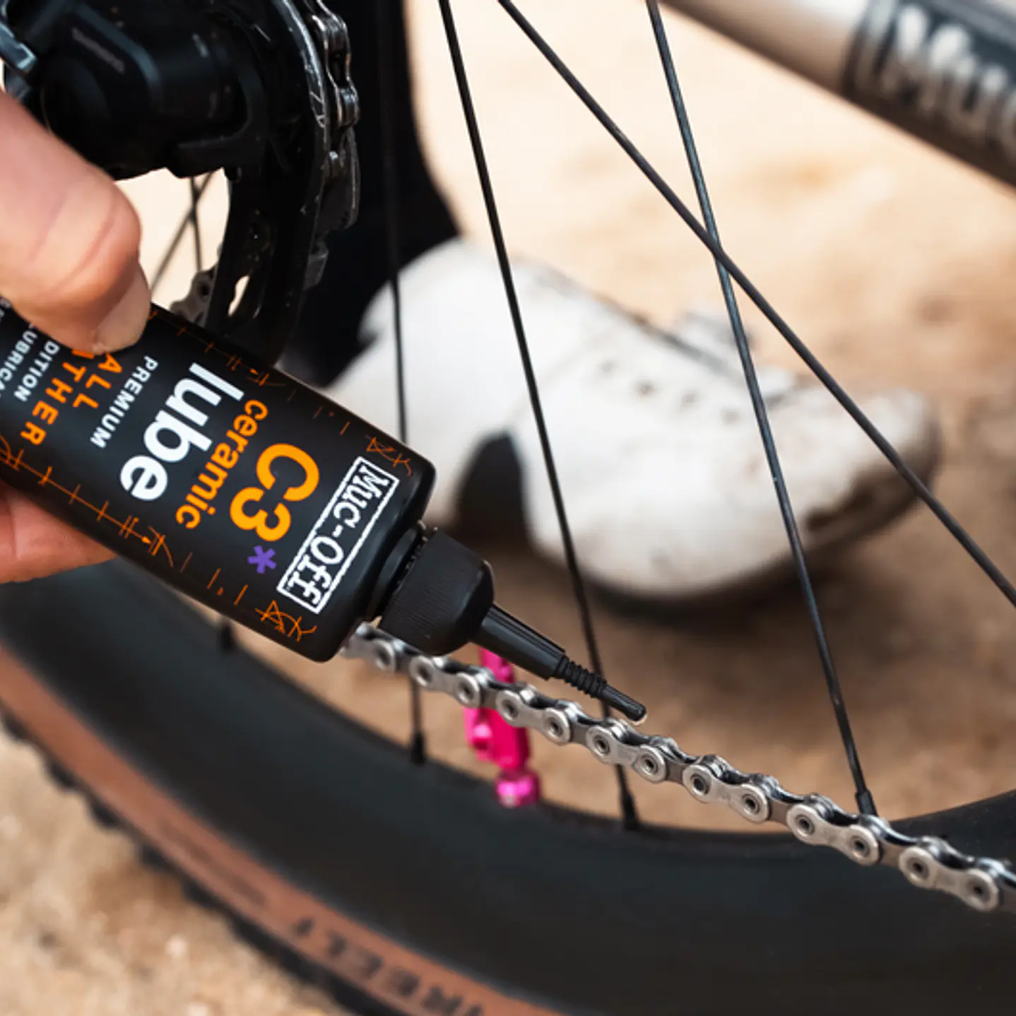 LUBRICANTE MUC-OFF C3 CERAMICO ALL WEATHER (TODA TEMPORADA) 120ML (21467) 2