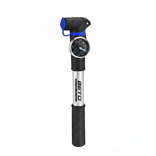BOMBIN BETO CAH-033AG ALUMINIO 2 VIAS, MANOMETRO, 100 PSI INCLUYE SOPORTE 