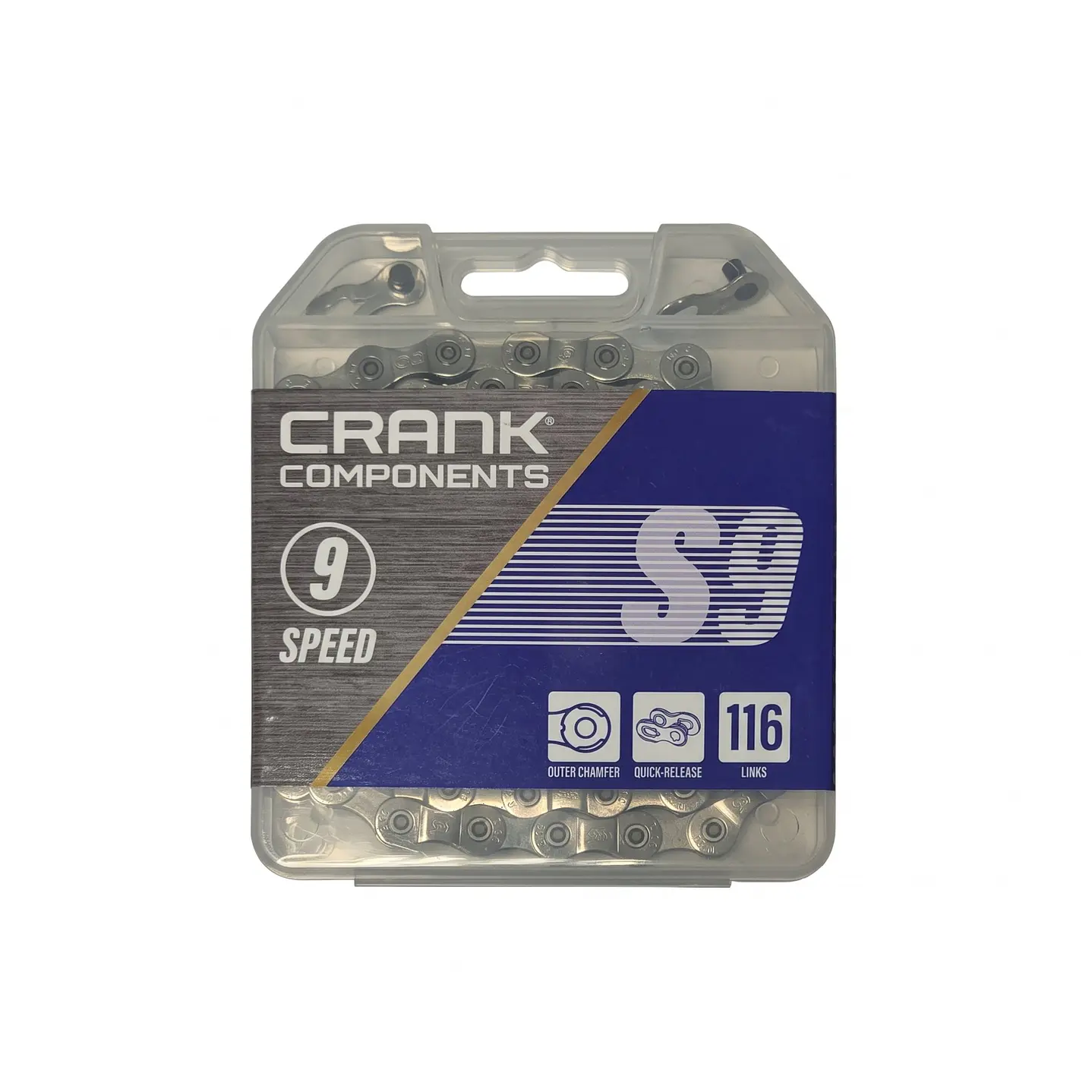 CADENA CRANK 9 VEL. 1/2 X11/128 X 116L