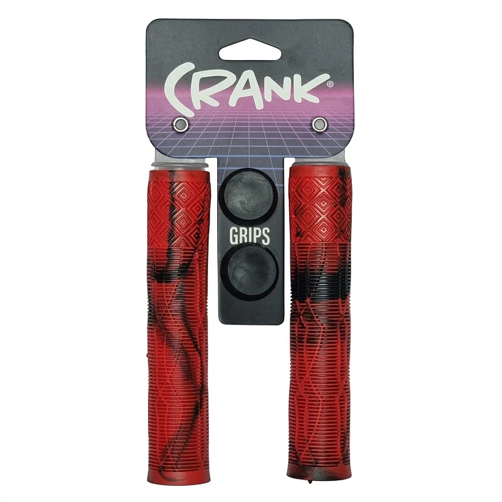 PUÑO CRANK BMX 165MM RED/BLACK