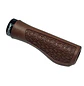 PUÑO CRANK ERGONOMICO LOCK ON  BROWN 130MM - Miniatura 2