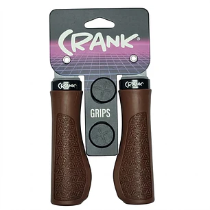 PUÑO CRANK ERGONOMICO LOCK ON  BROWN 130MM