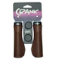 PUÑO CRANK ERGONOMICO LOCK ON  BROWN 130MM - Miniatura 1