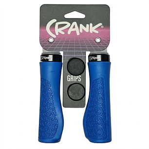 PUÑO CRANK ERGONOMICO LOCK ON  BLUE 130MM