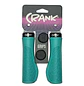 PUÑO CRANK ERGONOMICO LOCK ON  TURQUESA 130MM - Miniatura 1