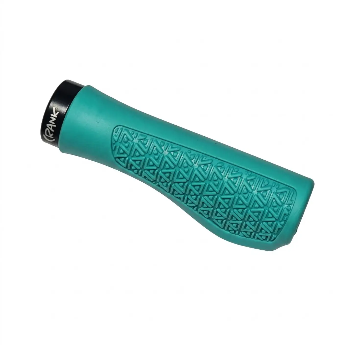 PUÑO CRANK ERGONOMICO LOCK ON  TURQUESA 130MM 2