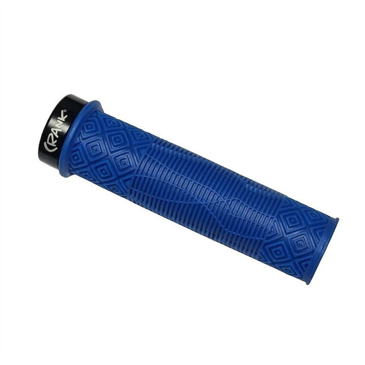 PUÑO CRANK ONE SIDE LOCKING 130MM BLUE 2