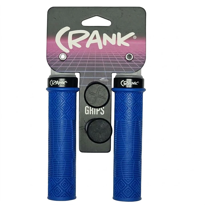 PUÑO CRANK ONE SIDE LOCKING 130MM BLUE 1