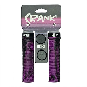 PUÑO CRANK ONE SIDE LOCKING 130MM PURPLE/BLACK