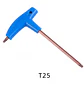 SET HERRAMIENTAS TOOPRE TORK T25, 3/4/5/6MM - Miniatura 2