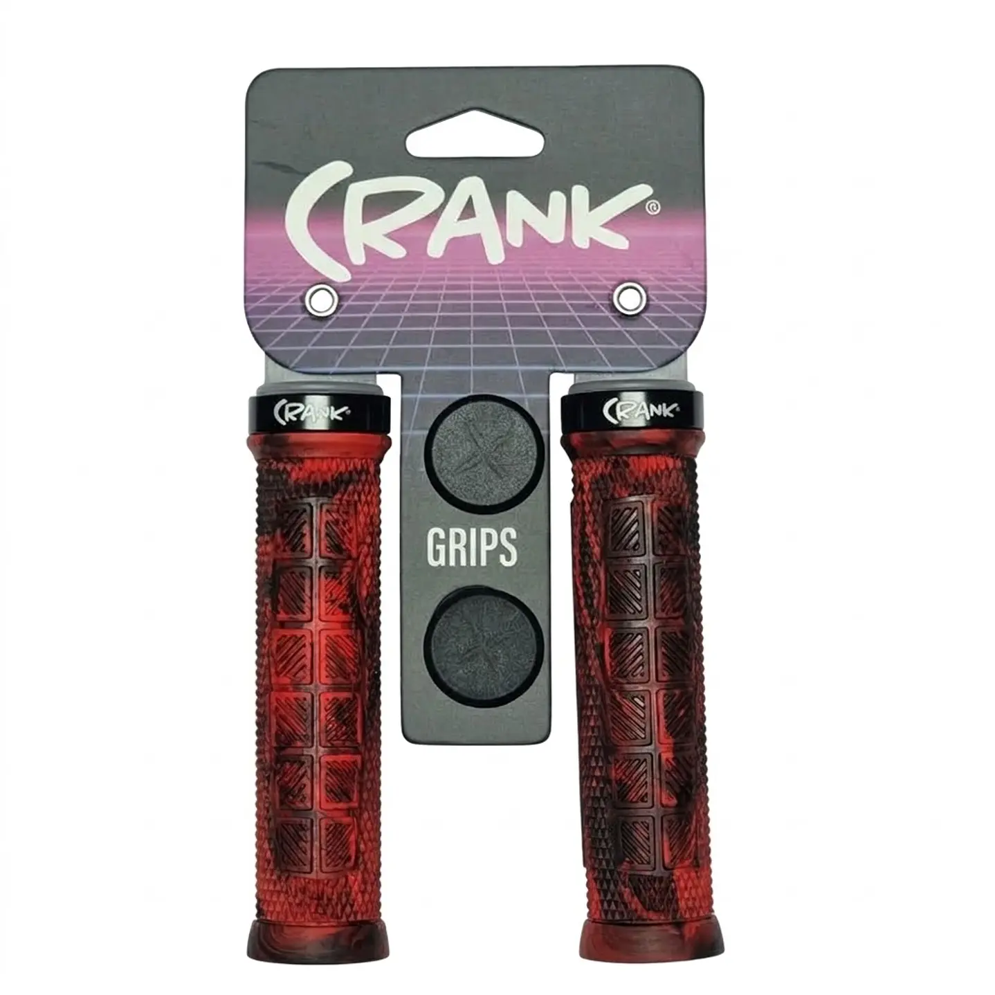 PUÑO CRANK ELITE 130MM  RED/ BLACK 1