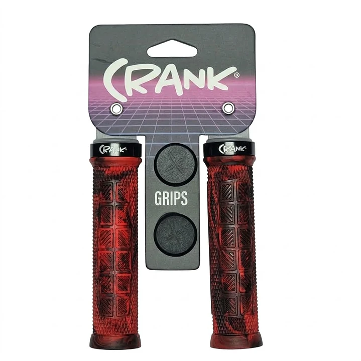 PUÑO CRANK ELITE 130MM  RED/ BLACK 1