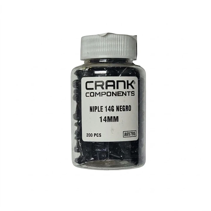 NIPLE 14G, 14MM, BLACK 200 UND