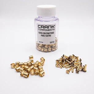 SET OLIVA Y CONECTORES CRANK PARA TEKTRO 100PCS