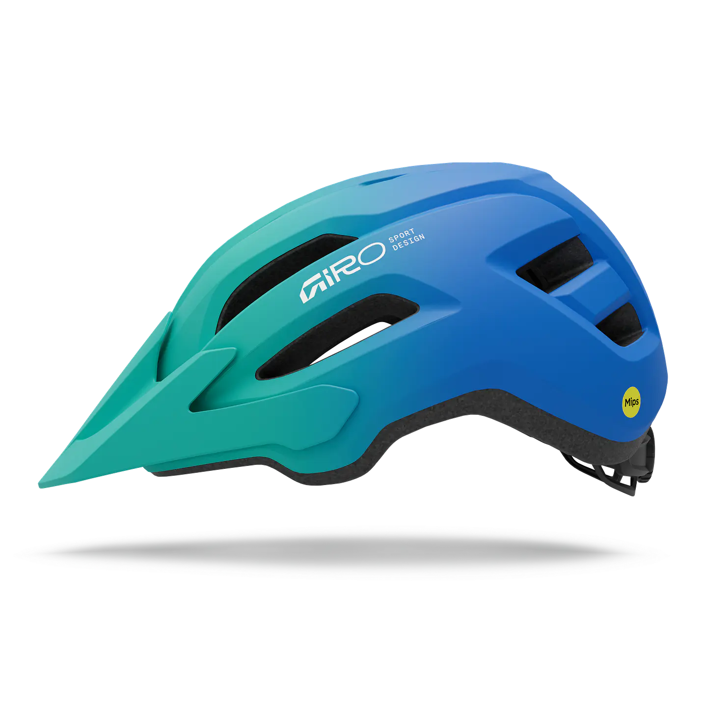 CASCO GIRO FIXTURE MIPS II MATTE AQUA GREEN/BLUE JEWEL T/U JOVEN 2