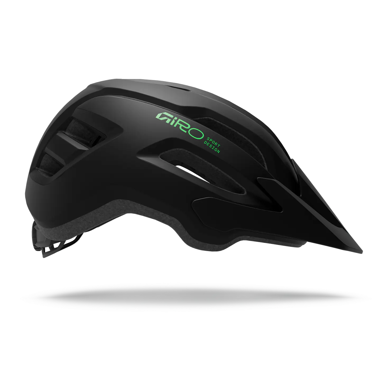 CASCO GIRO FIXTURE MIPS II MATTE BLACK/VIVID GREEN T/U JOVEN 4