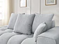 Sofá Lineal Chaise Nubes Premium - Gris Claro - Miniatura 7