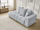 Sofá Lineal Chaise Nubes Premium - Gris Claro - Miniatura 5