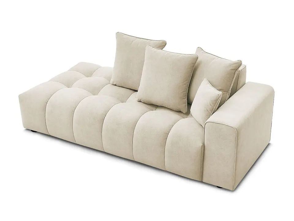 Sofá Lineal Chaise Nubes Premium - Crudo 2
