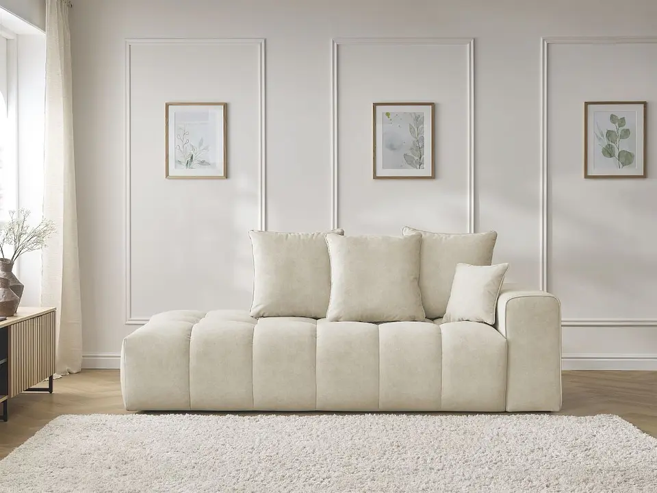 Sofá Lineal Chaise Nubes Premium - Crudo 4