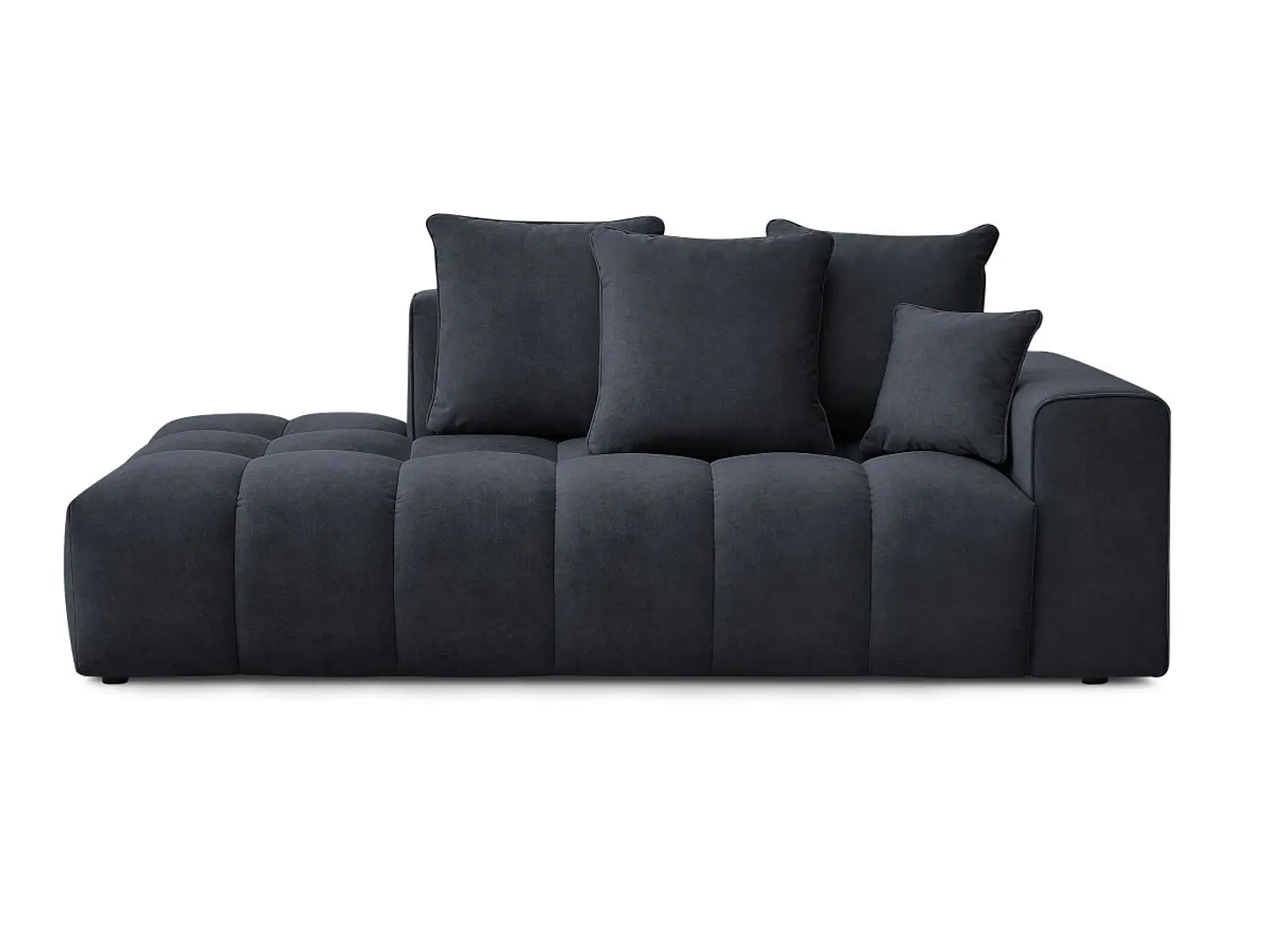 Sofá Lineal Chaise Nubes Premium - Negro 3