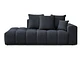 Sofá Lineal Chaise Nubes Premium - Negro - Miniatura 3