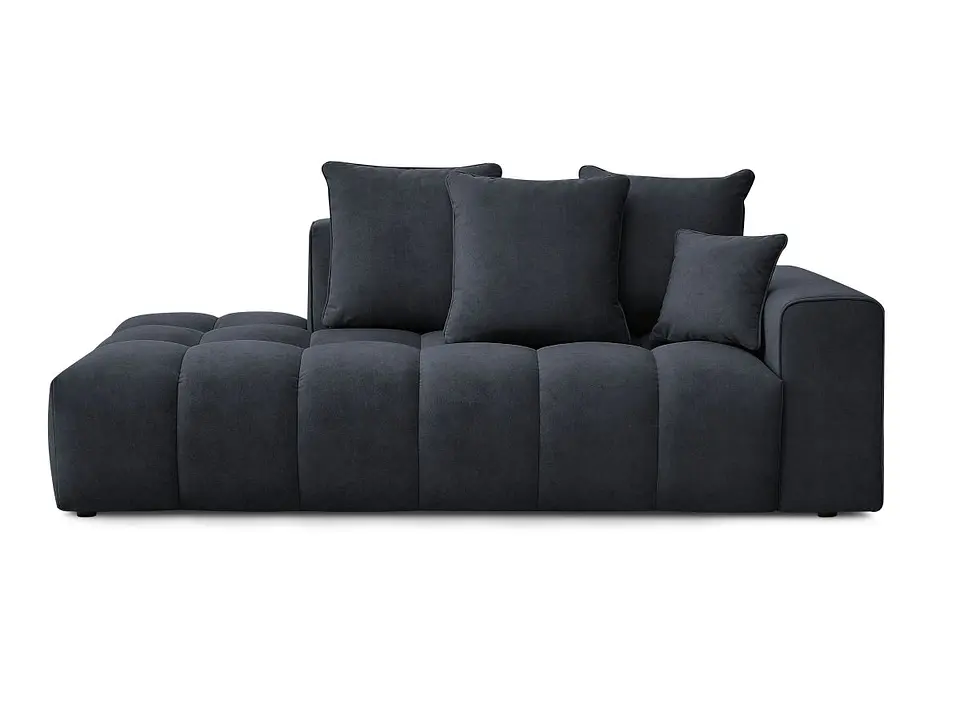 Sofá Lineal Chaise Nubes Premium - Negro 3