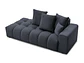 Sofá Lineal Chaise Nubes Premium - Negro - Miniatura 6