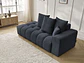 Sofá Lineal Chaise Nubes Premium - Negro - Miniatura 8