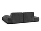 Sofa Seccional Chaise Barcelona Moderno Premium -Negro - Miniatura 5