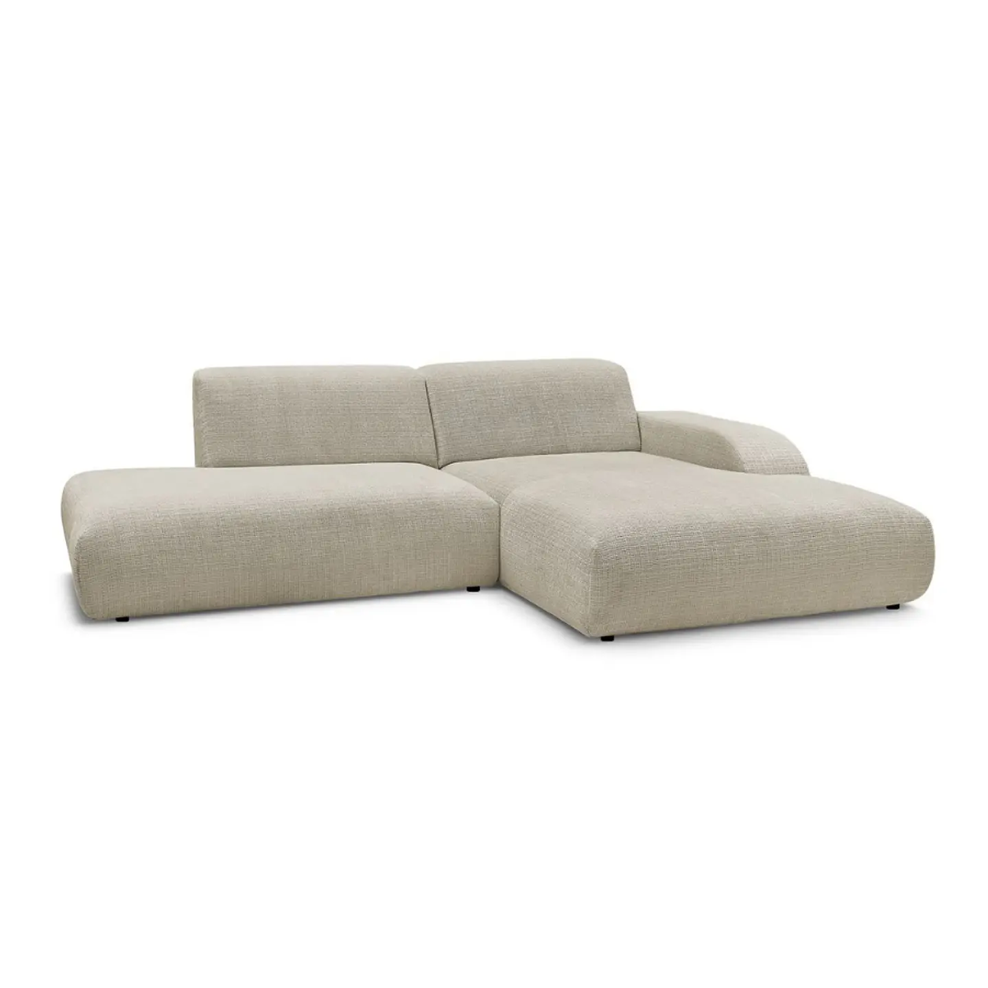Sofa Seccional Chaise Barcelona Moderno Premium - Crudo 1