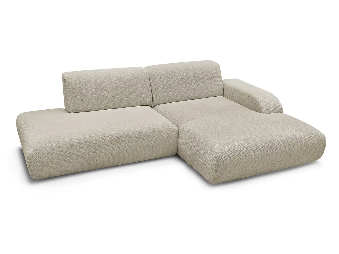 Sofa Seccional Chaise Barcelona Moderno Premium - Crudo 5