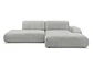 Sofa Seccional Chaise Barcelona Moderno Premium - Gris Claro - Miniatura 3