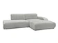 Sofa Seccional Chaise Barcelona Moderno Premium - Gris Claro - Miniatura 4